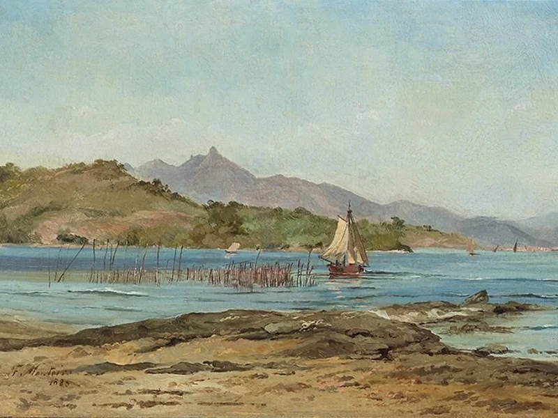1855-Antônio Firmino Monteiro - Paesaggio